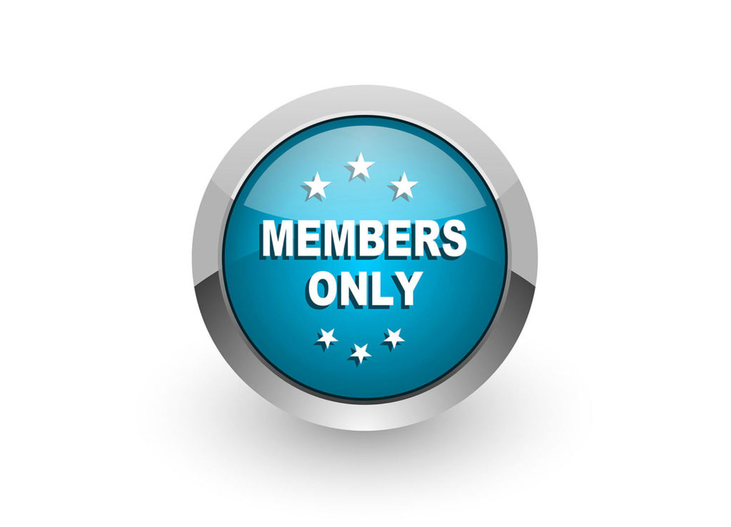 Membership only websites for passive income streams