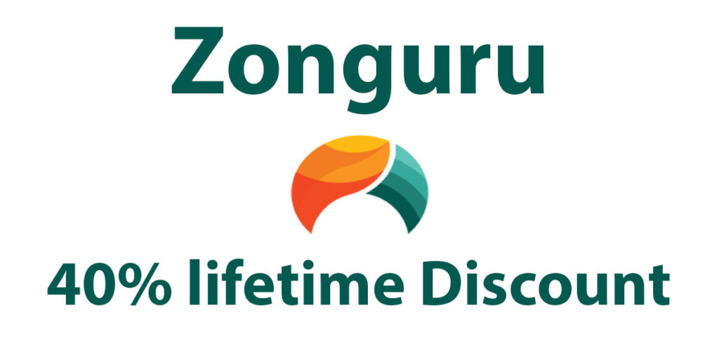 Zonguru 40% lifetime discount