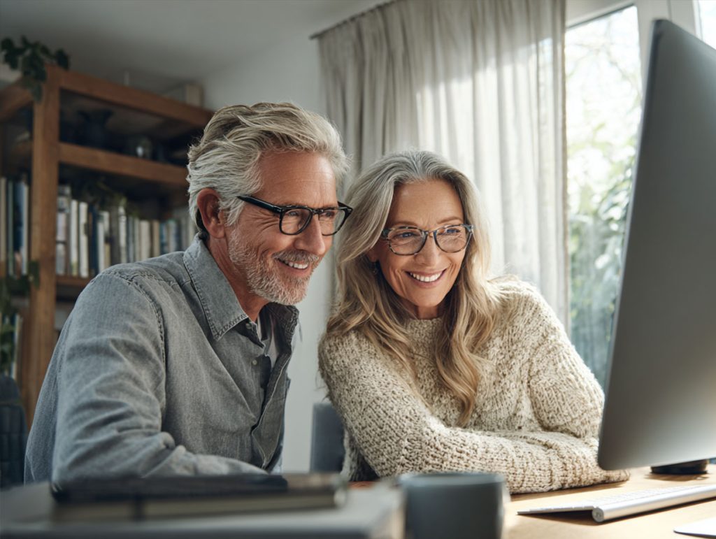 Professional over 50 exploring new career and business options with AI